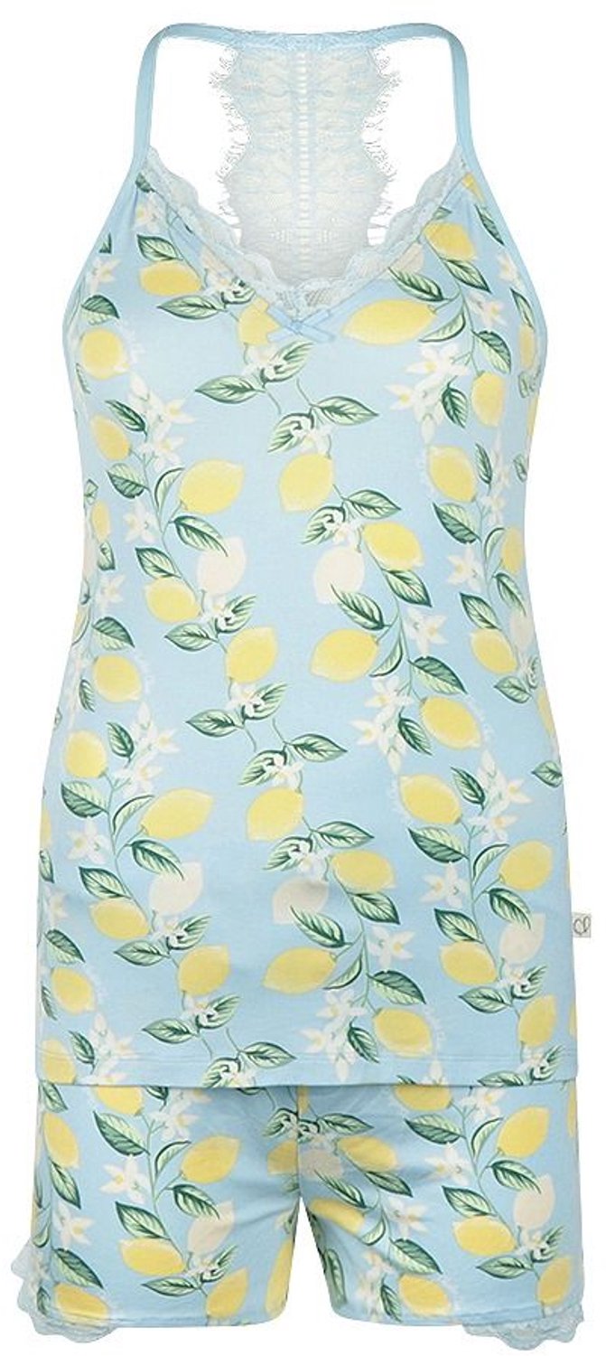 Charlie Choe Shortama N59119-38 Light Blue Light Blue motief