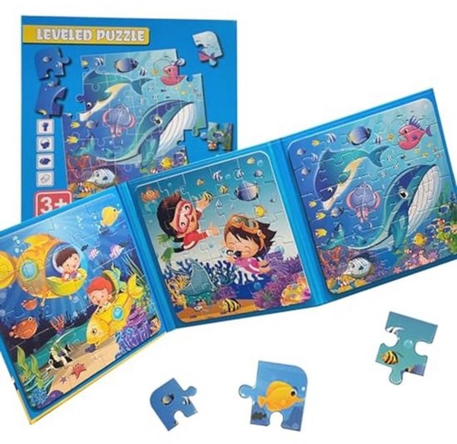 Magnetische puzzel voor kinderen - Educatief speelgoed vanaf 3 jaar - Delen van 20/25/30 - Voor reis en verjaardag