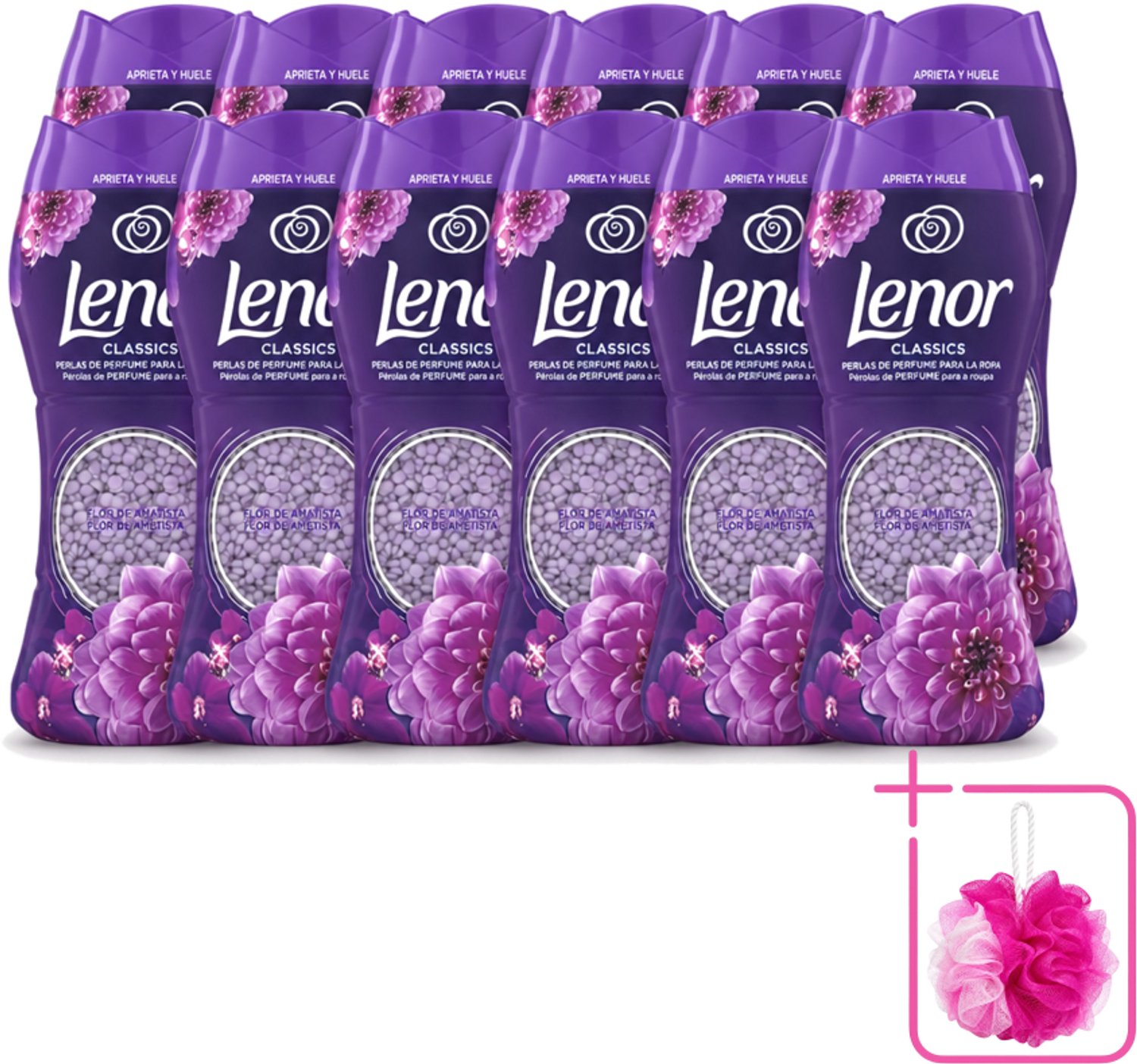 12 x Lenor Unstoppables – Geurbooster – Amethyst – 210 g - Bulkverpakking - Geurbooster was - Douchemop - Wasgeur