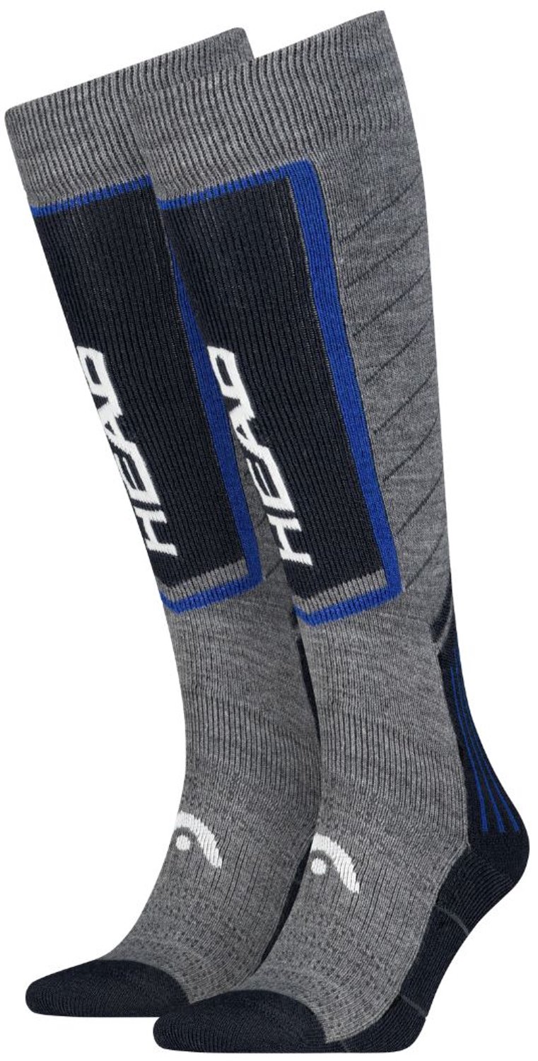 Head Comfort Kneehigh Skisokken met Wol 2 Paar Zwart