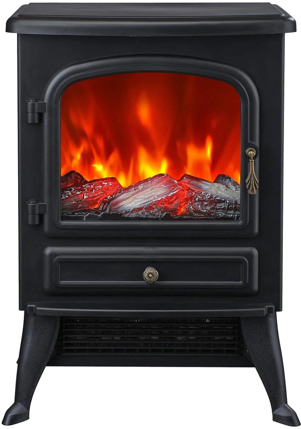 Tremeo Sfeerhaard Elektrisch - Elektrische Haard - Kachel - 1500W - Vrijstaand - 2 Warmtestanden & Thermostaat - 36x24x48 cm