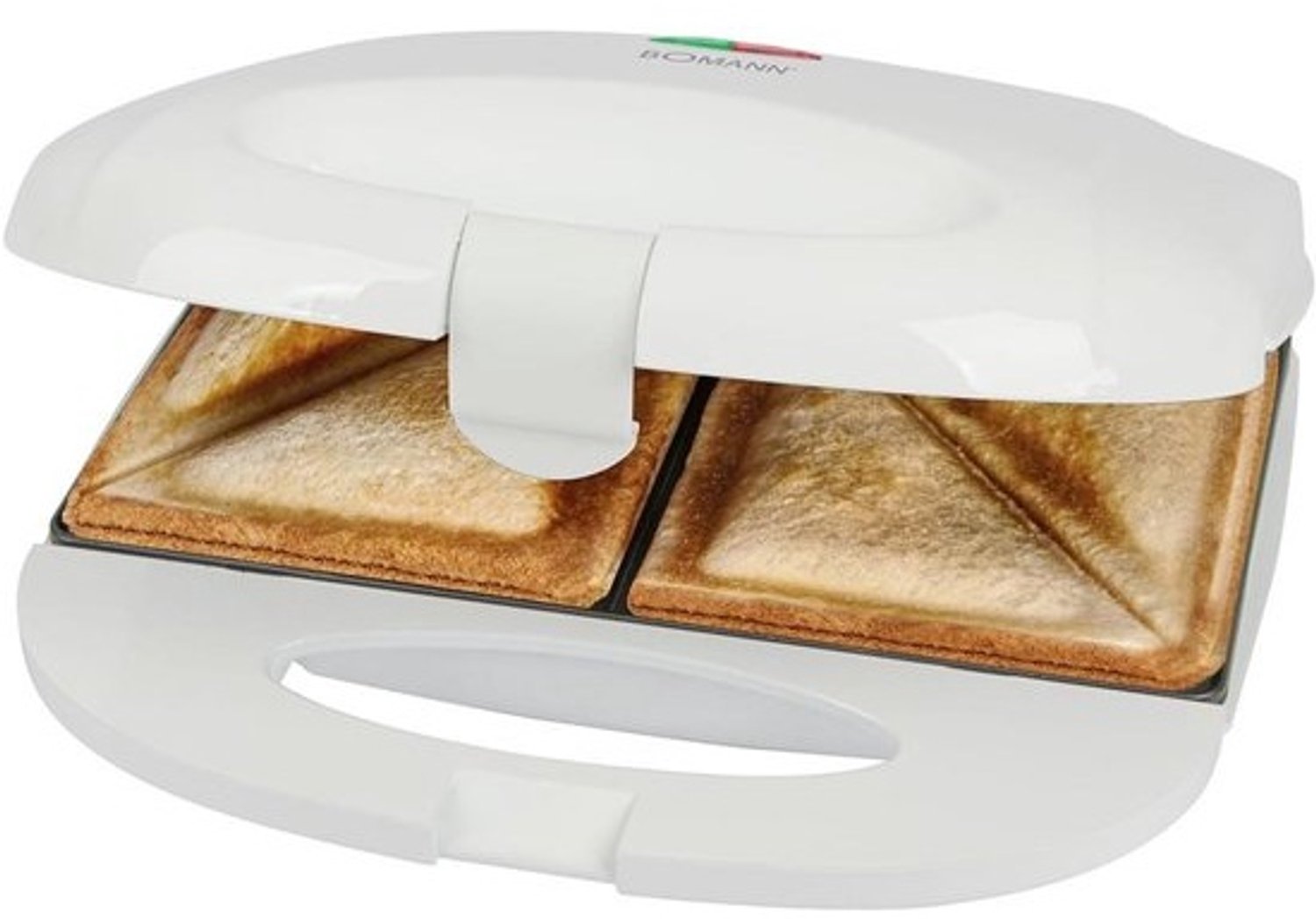 Elektrisch tosti-ijzer voor krokante tosti's en croque-monsieurs
