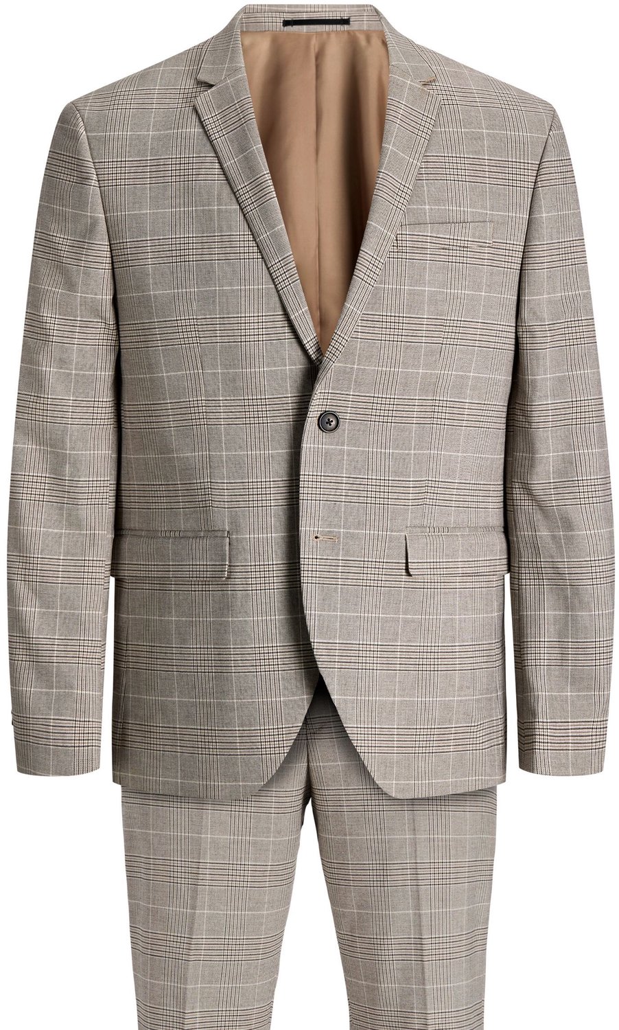 Jack & Jones Blazer met enkele knopenrij en pantalon JPRSOLARIS Super Slim Fit Pak