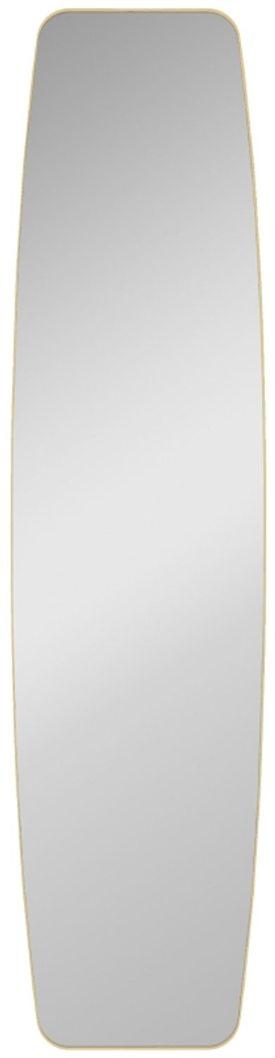 ZYLARO Raamspiegel - Metalen frame - Decoratieve hangspiegel - Gangspiegel - 160 x 40 x 3 cm - Goud goudtint