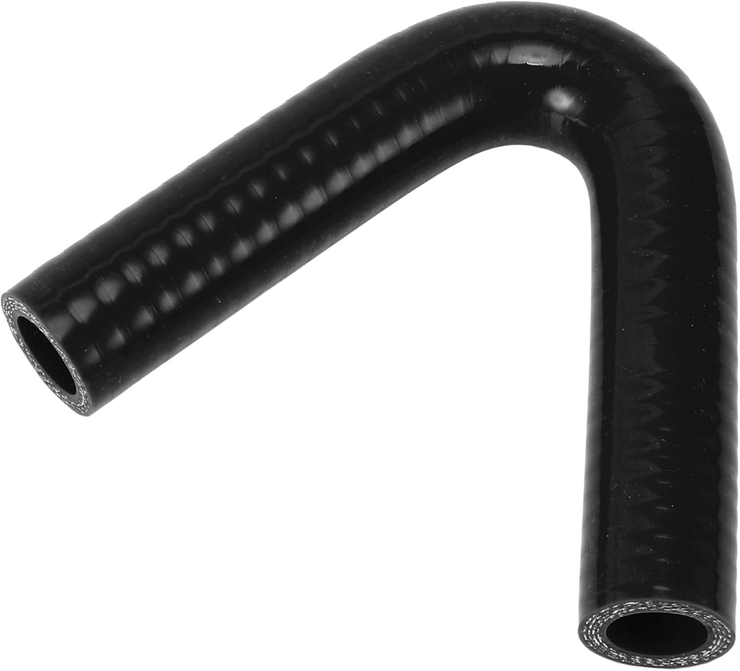 Silicone Slang 19mm - 135 Graden - Zwart - Geschikt voor Koelvloeistof - m-winkel