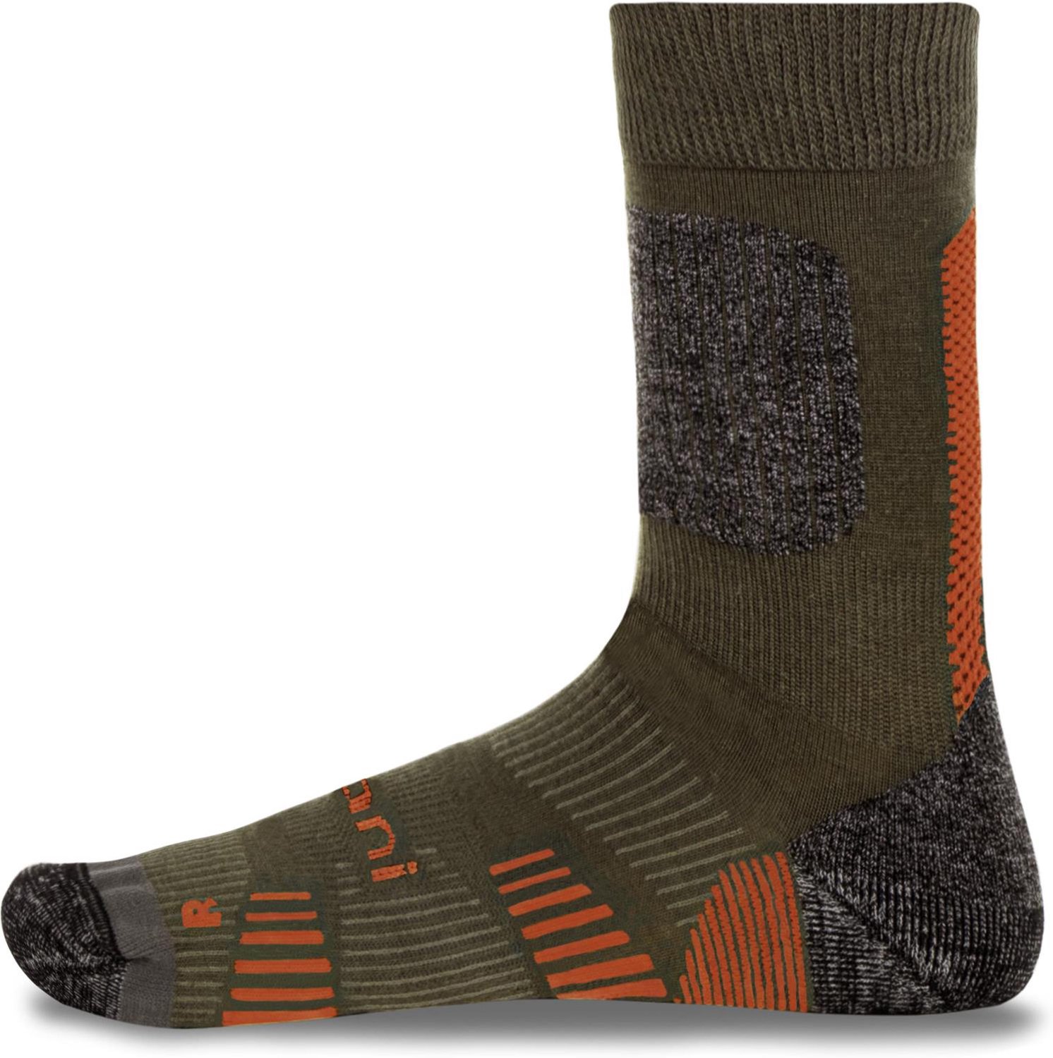 2 merino-trekkingsokken met badstofzool
