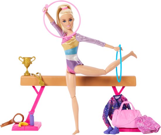 Barbie turnpop voor sportief rollenspel