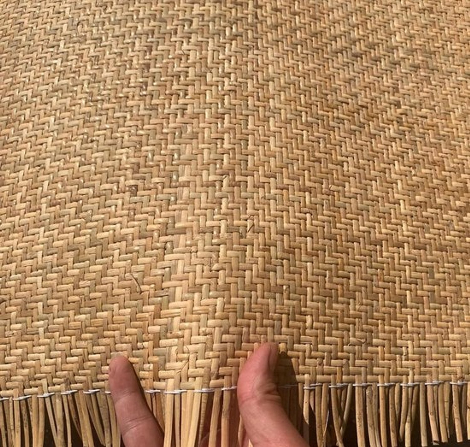 Rotan rol - Rieten band - Meubels herstellen - Natuurlijk materiaal - 90 x 550 cm - Natuurlijk