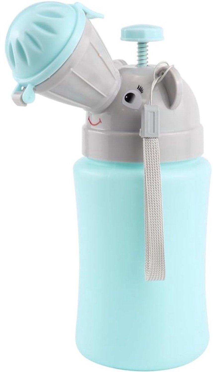 Draagbaar kinderpotje voor auto en reizen - Blauw potje voor peuters