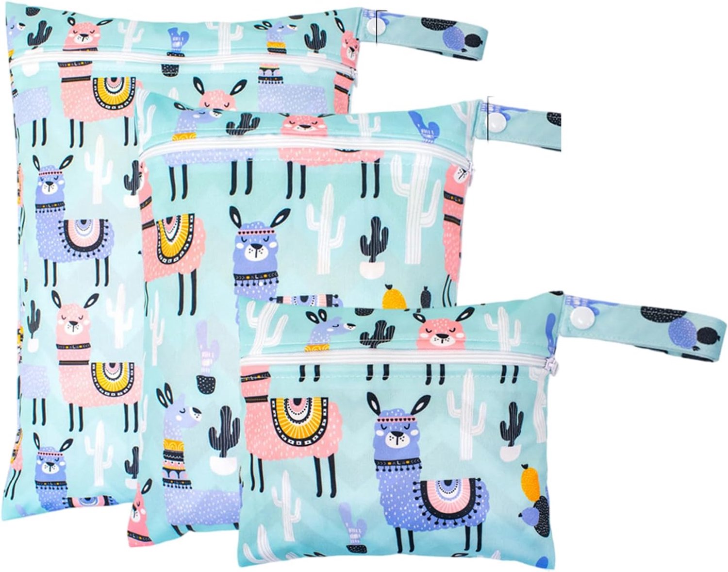 Wetbags 3-delige set - 3 stuks - waterdicht - handige tas voor onderweg - m-winkel