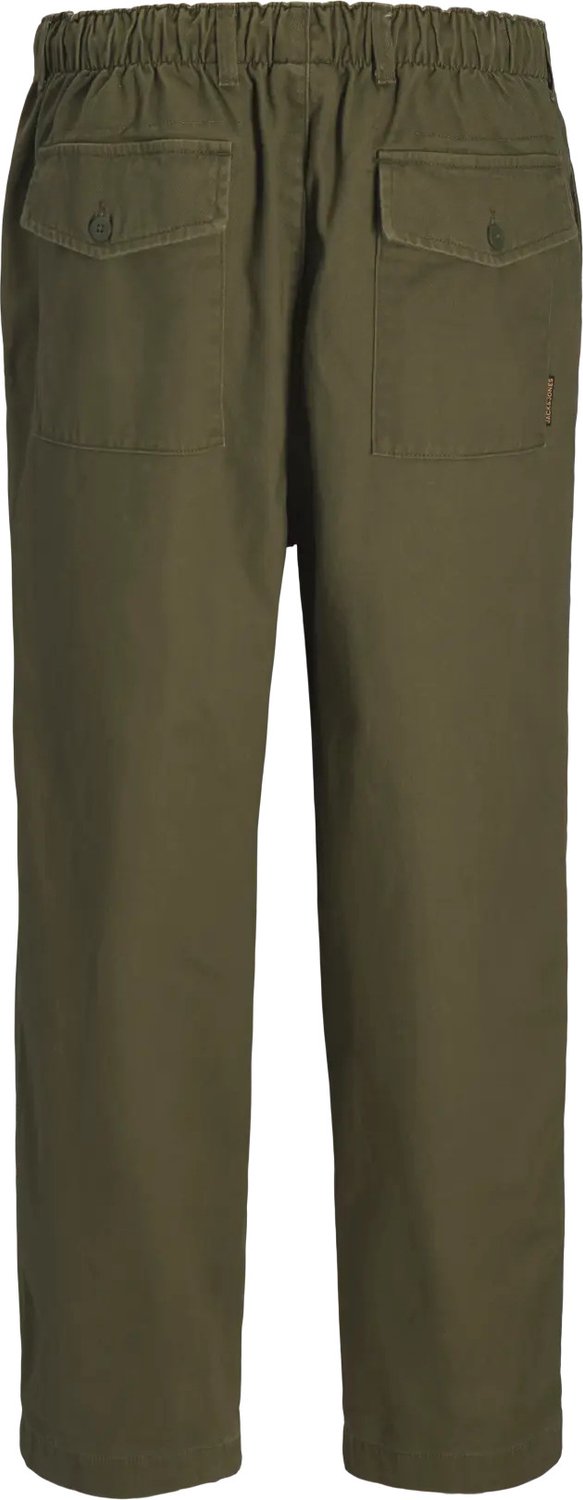 JACK & JONES Evan Elvaro Jogger barrel fit - heren joggingbroek - olijfgroen (ivy green)