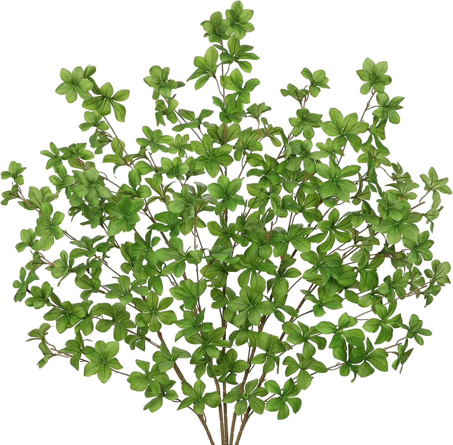 Pack of 5 Green Artificial Leaves, 85 cm, Branches and Branches, Decoration, Artificial Enkianthus Branches Like Real - ShopVlot