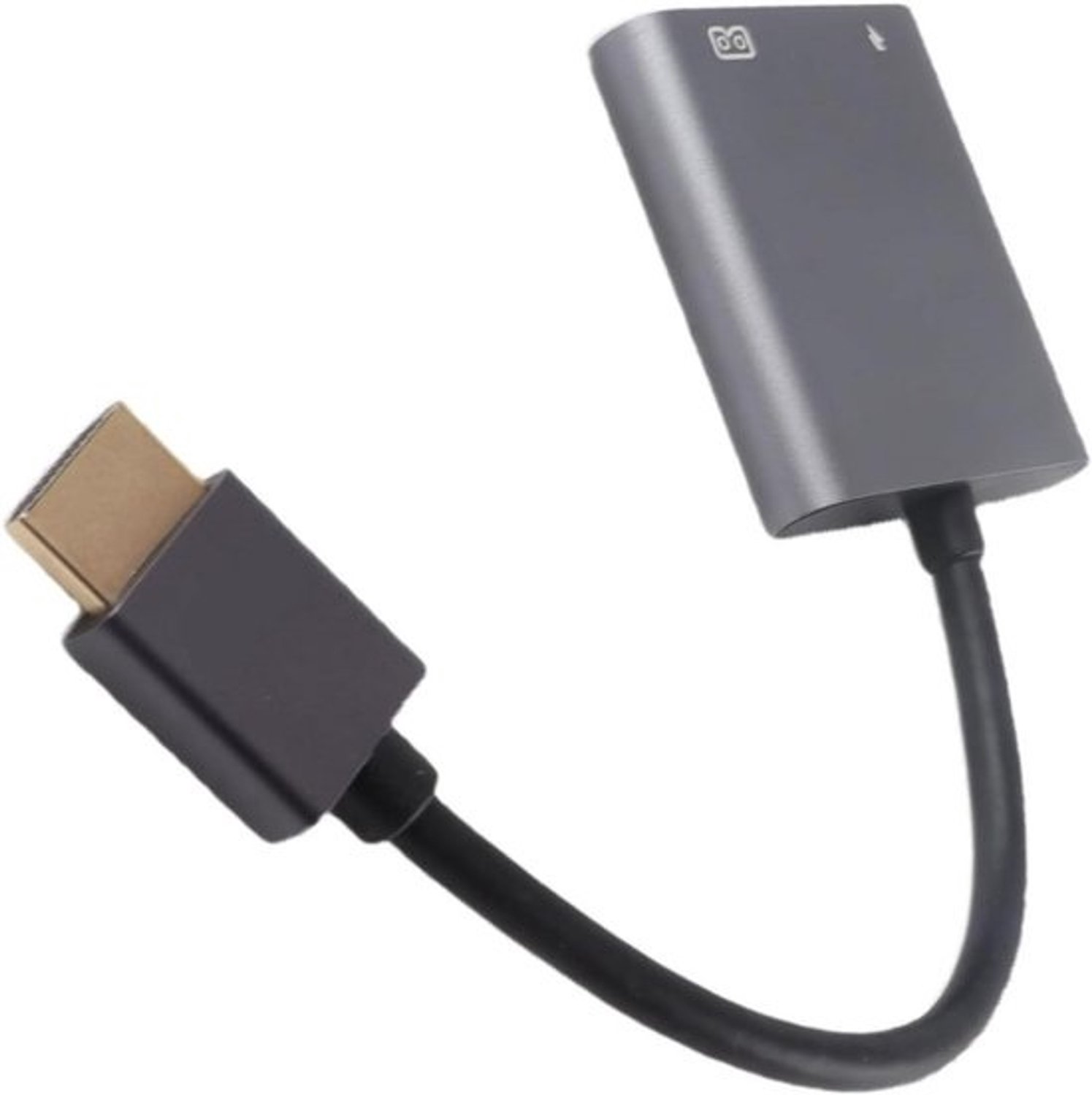 USB C Adapter - Converter Beeldschermadapter - AR Bril Gebruiken - 4K 60Hz PD 100W - Compact Formaat - Grijs