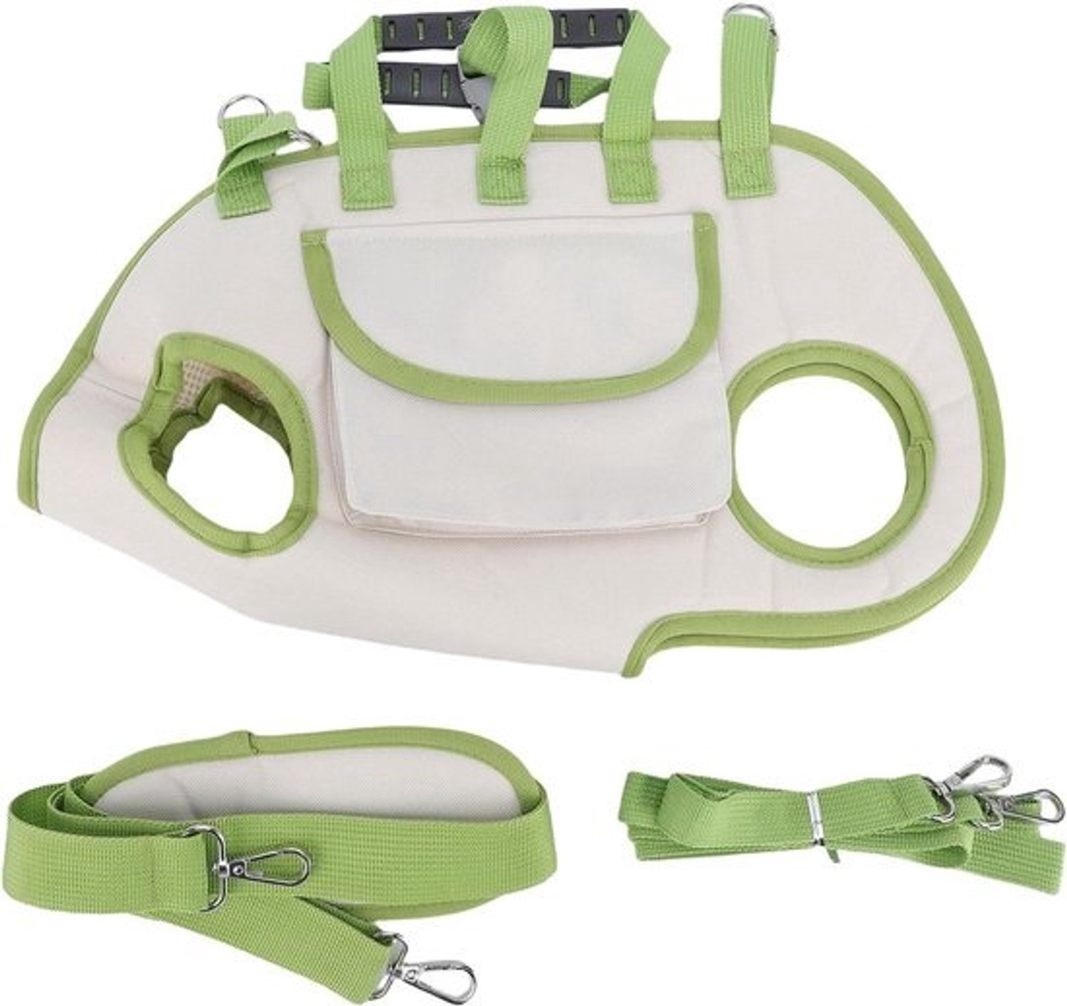 Hondendraagtas met verstelbare riem voor het hele lichaam, ademende draagtas voor puppy's en katten, gemaakt van Oxford-stof. (XL)