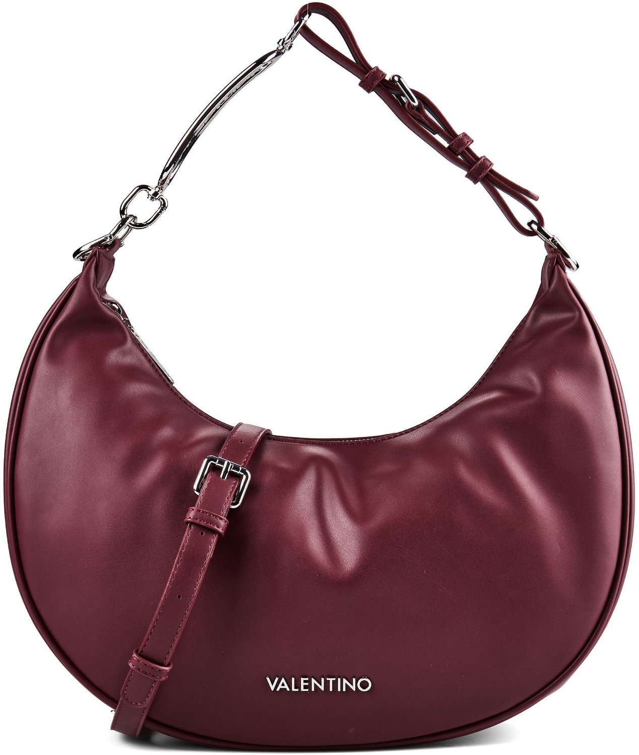 VALENTINO schoudertas Elinor Hobo Bag Bordeaux wijnrood