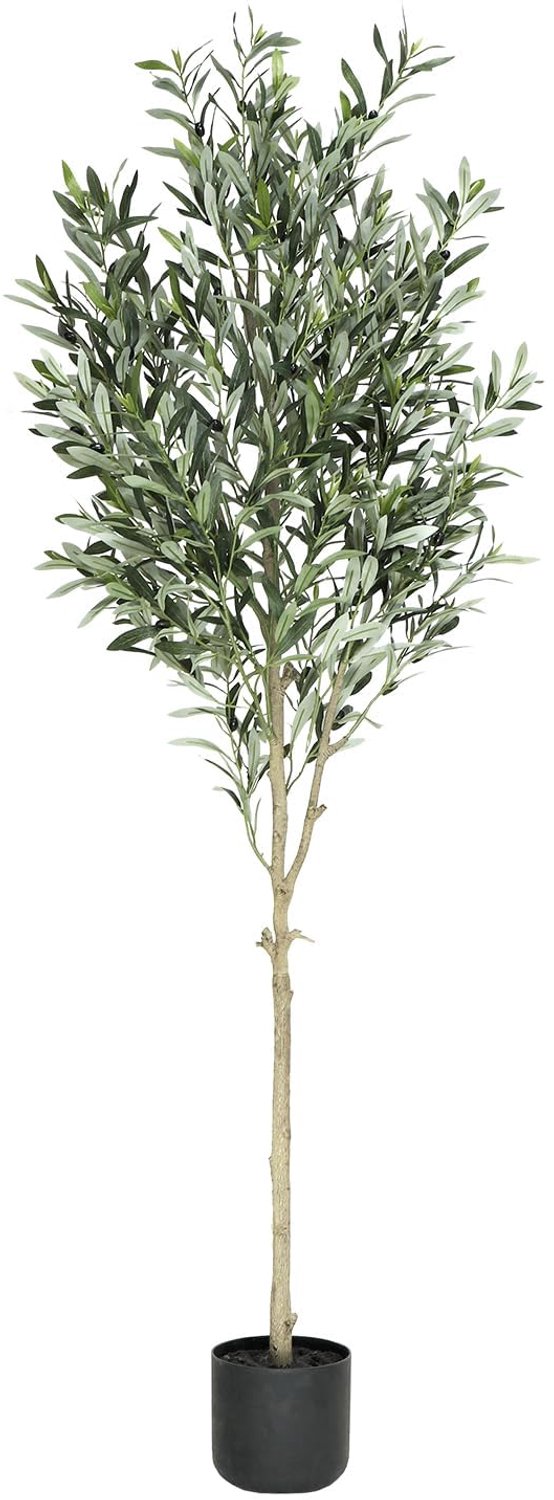 Bludrfnly Kunstmatige Olijfboom 180cm - Grote Kunstplant - ShopVlot