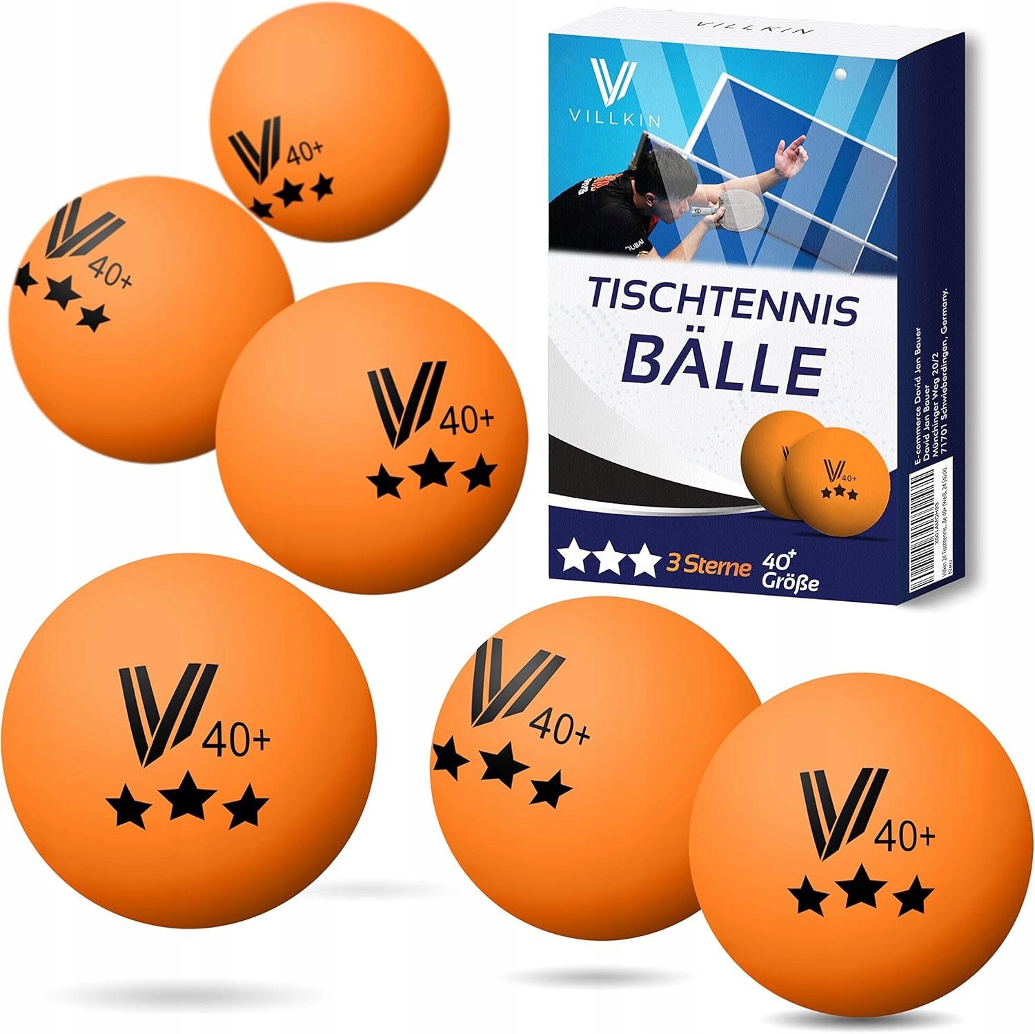 Tafeltennisballen 40mm 24 stuks 3 sterren - Perfecte bal voor elke wedstrijd