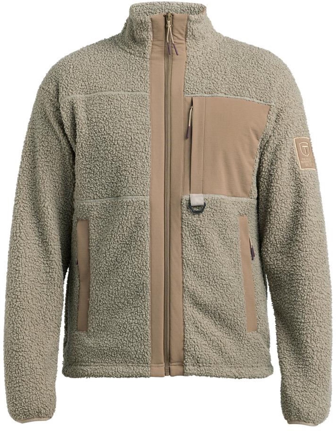 Tenson Camper Pile Men – Outdoor Kleding Fleeces en Truien Fleece Wit