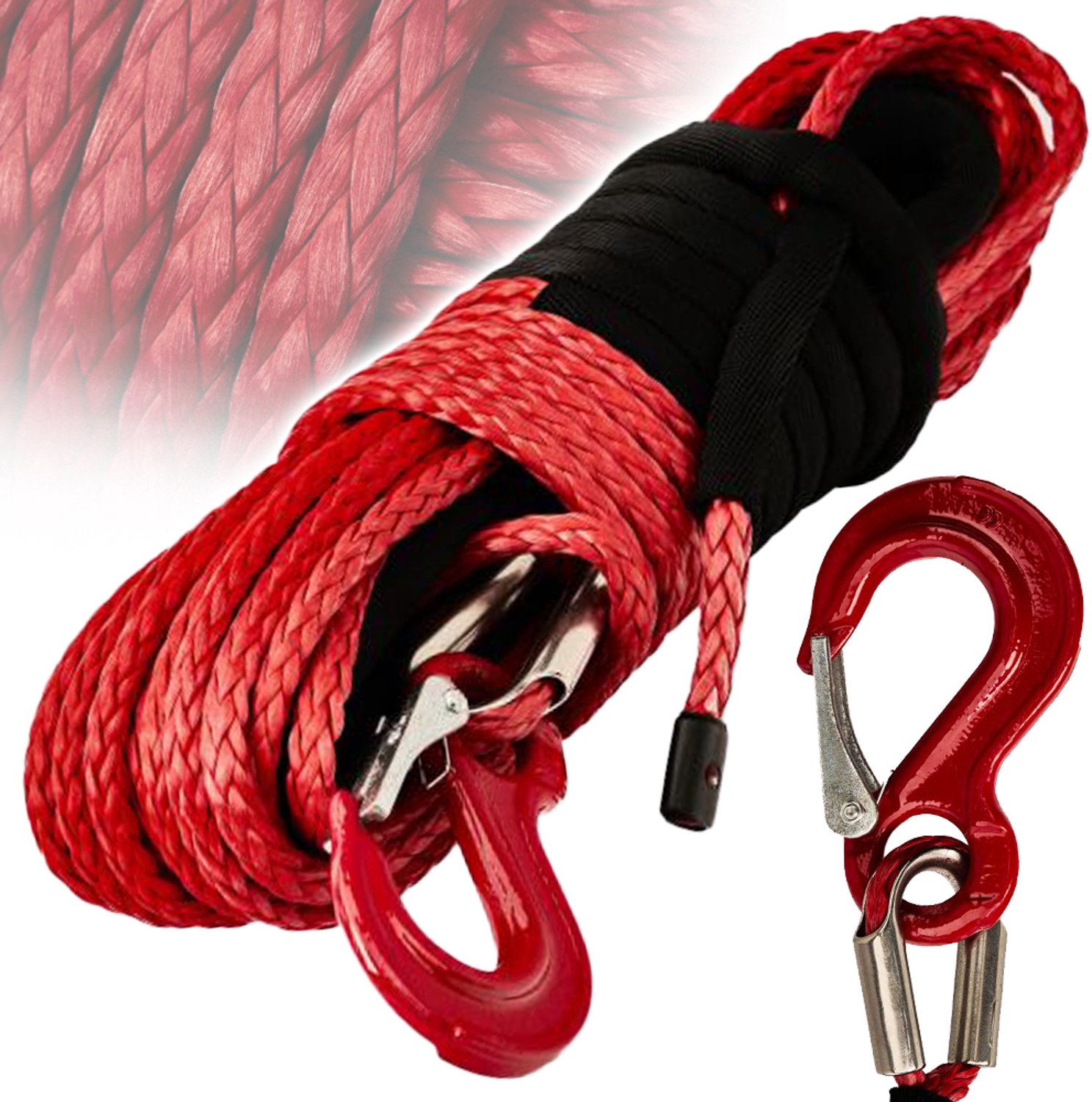 Dyneema Synthetisch Touw voor Lier 8mm 24m 6800kg