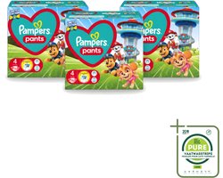 3 x Pampers – Luierbroekjes – Pants Paw Patrol Maat 4 – 72 Luiers - Grootverpakking - Vaatwasstrips - Baby Luier - Luierbroek - Droge Luier - Luier Voor Baby - Luier Met Print