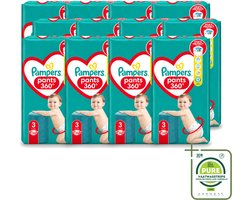 12 x Pampers – Luierbroekjes – Pants Maat 3 – 56 Luiers - Grootverpakking - Vaatwasstrips - Luiers Voor Baby - Luierbroekjes - Luier Voor Baby - Luier Maat 3 - Luier Voor Actieve Baby