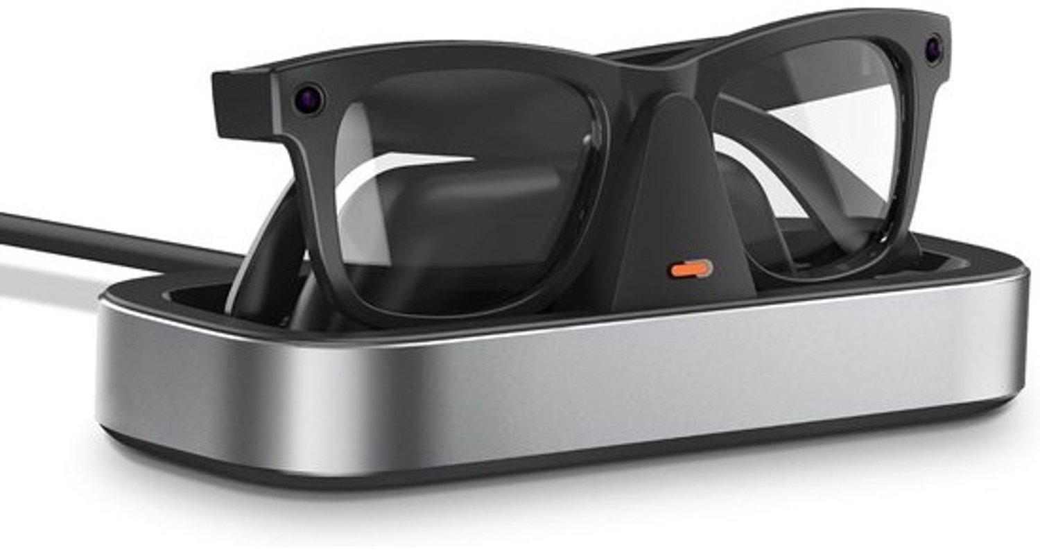 Oplaadstation Bril - Lader Dock - Slimme Bril Opladen - LED Indicator - Niet Draagbaar - Zilver