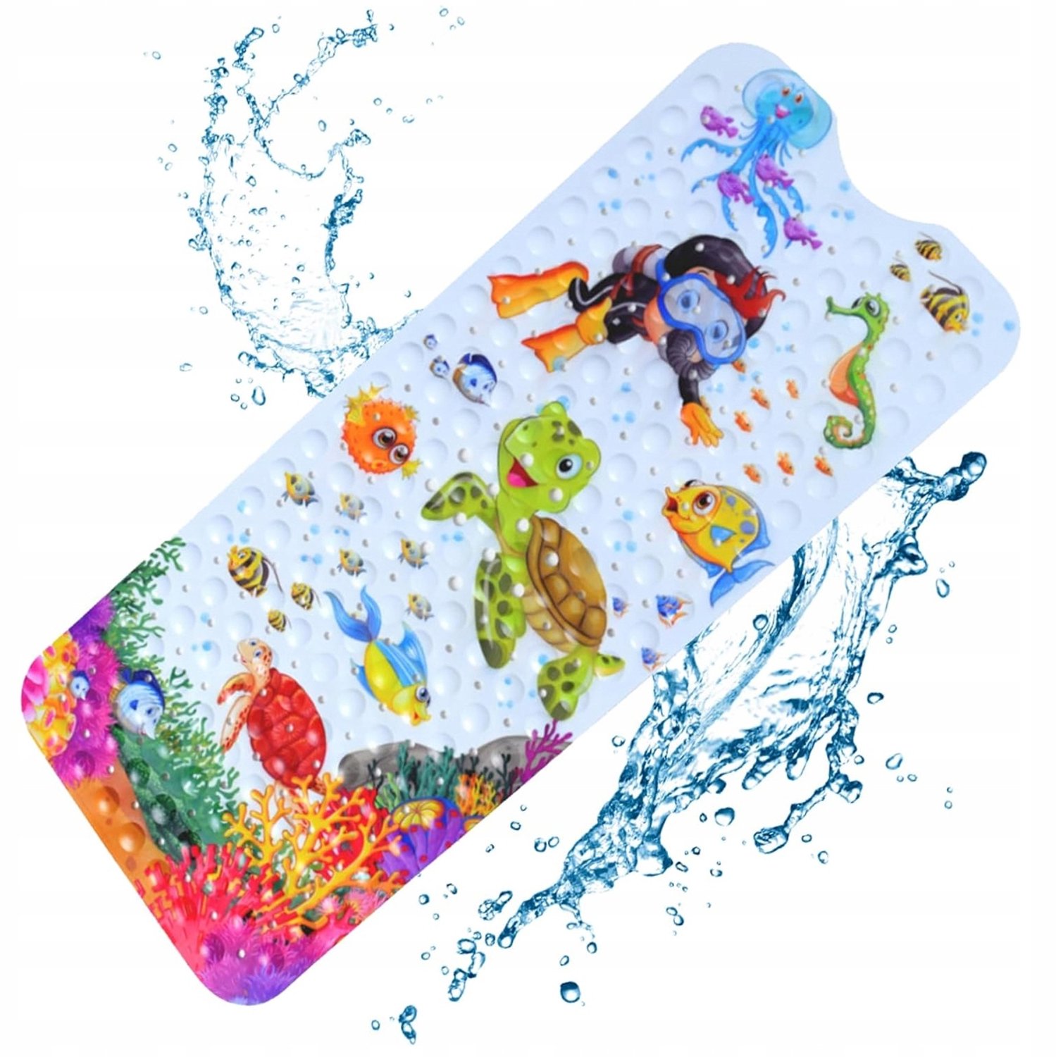 Antislip Badmat voor Kinderen 100x40cm - Veilig en Comfortabel