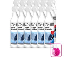 12 x HG - Ruitenontdooier Spray - Snel & Effectief - Voorkomt Snelle Herbevriezing - 500 ml - Bulkverpakking - Ruitenontdooier - Douchemop - Sneeuw en ijs verwijderen