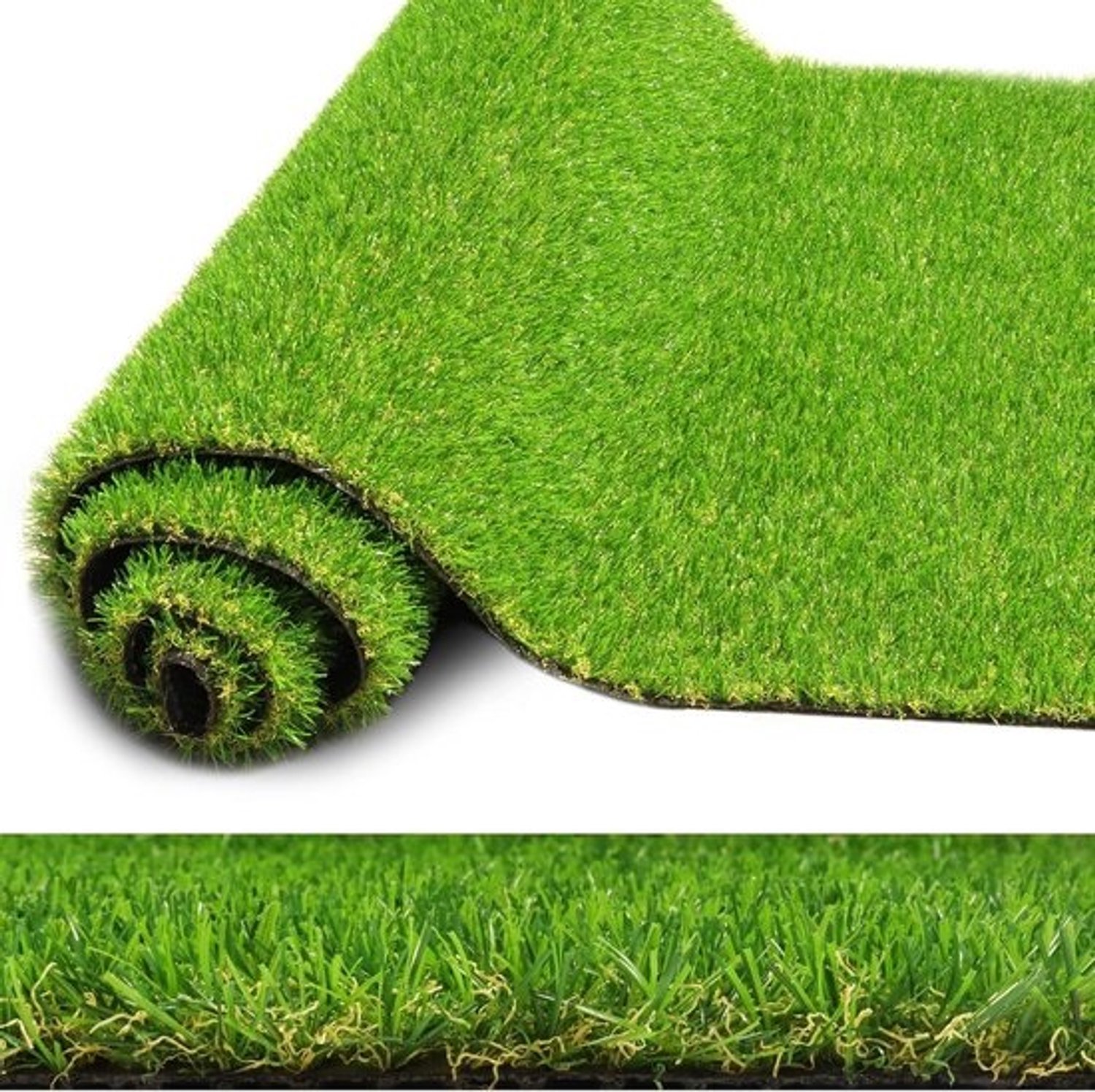 Kunstgras Tapijt - Nep Gras Mat - Balkon Tuin - 4 Tonen Realistisch - 15 cm x 20 cm