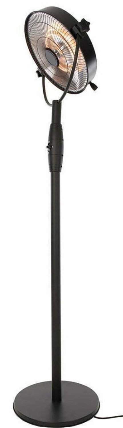 Sunred Retro Bright 2100 W - Chauffage de terrasse sur pied - Noir