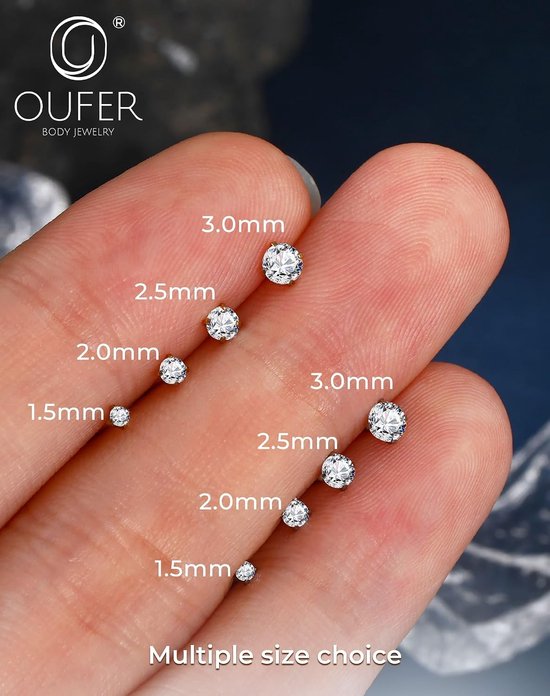 Neusstud 20G - Schroefvormige Neusring - G23 Titanium - Duurzaam en Lichtgewicht - Homevero — afbeelding 4