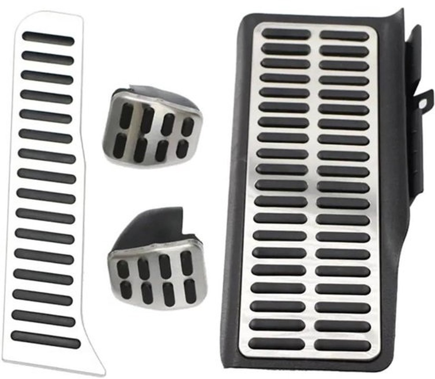 Pedaalhoezen Auto - Accessoires Interieur - Veiliger Rijden - Antislip Oppervlak - 4 Stuks - Metaal