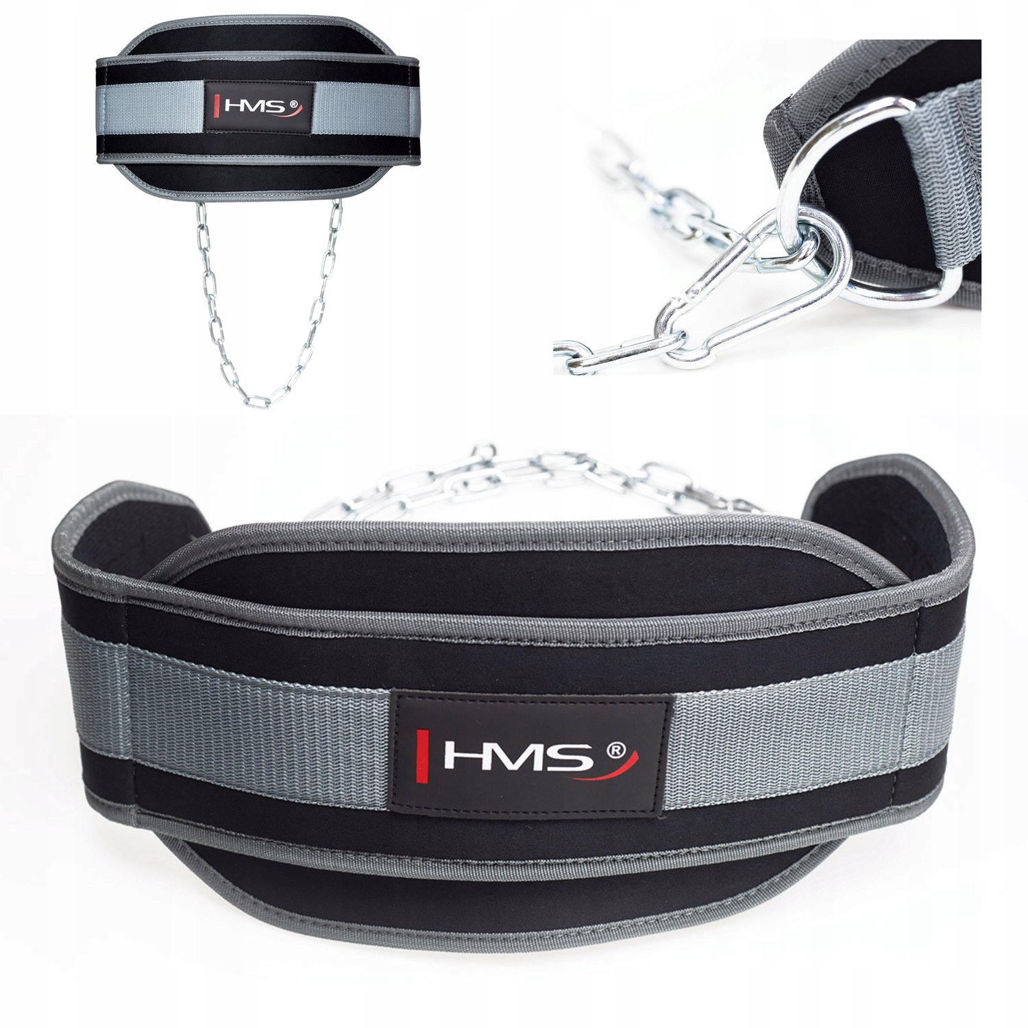 HMS PST04 Verzwaringsgordel met Ketting voor Krachttraining