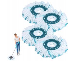 4x Wervelende Mopdoppen - Universeel & Wasbaar