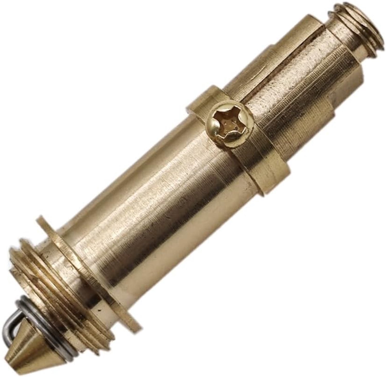 JZK Basin Drain Pop Up Click Valve Brass Plug Bolt, Replacement Spring Mechanism for Bathroom Sink Plug for Most Sink Stopper, Pop Up Bath Plug Piston