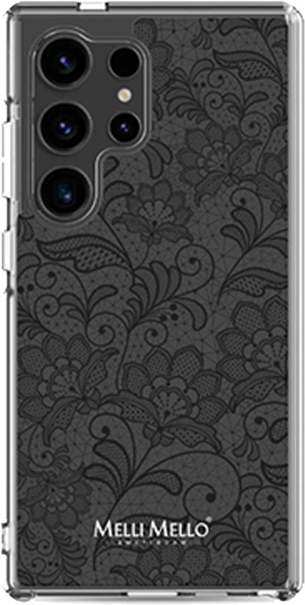 Melli Mello Telefoonhoesje Midnight Lace (Soft Case) - Samsung Galaxy S24 Ultra