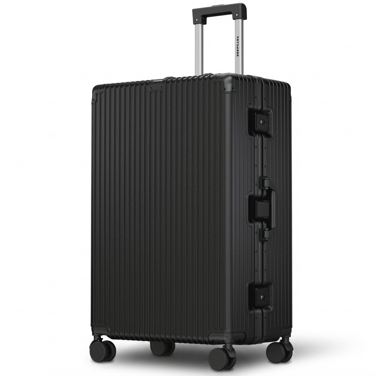 TRVLMORE Premium Reiskoffer - 75x49x31 cm - Dubbel TSA-slot - Reiskoffer Groot - Ritsvrij - 115 Liter - Zwart
