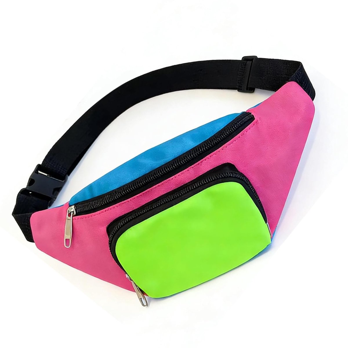 Elzusha - Neon Heuptas - Waterdichte Nylon Met Dubbele Vakken