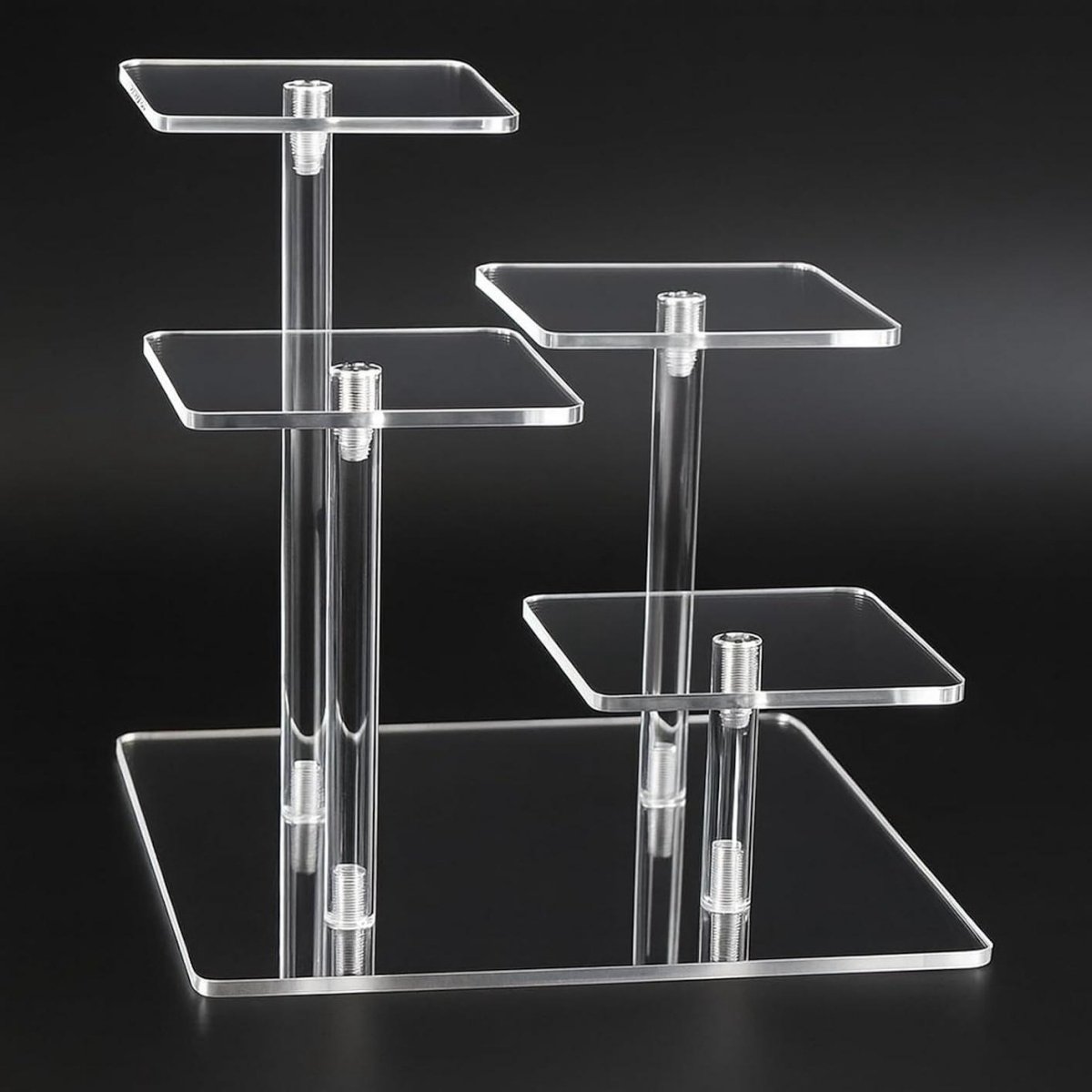 SSTRWGOOD Transparante acryl displaystandaard - parfumorganizer - stevig en eenvoudig te monteren - perfect geschikt voor het tentoonstellen van cosmetica, verzamelobjecten, sieraden