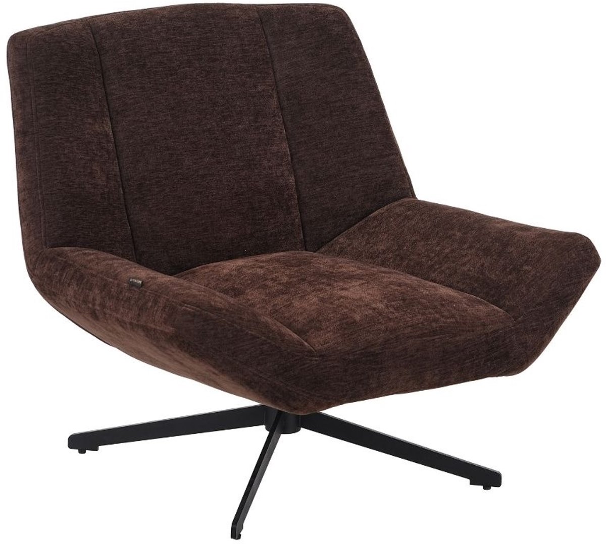 Bronx71 Fauteuil Mara draaibaar velvet bruin