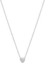 Glams Ketting Hart 1,0 mm 40 + 5 cm - Zilver