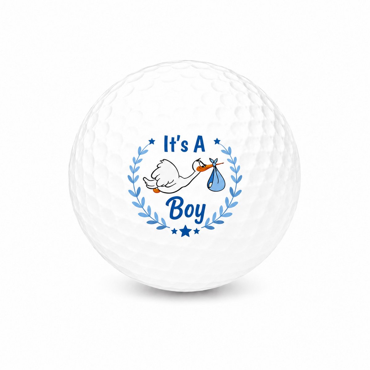 Golfballen It's a Boy - Geboorte Golf Cadeau - 2 stuks - Wilson - Bedrukte Golfballen