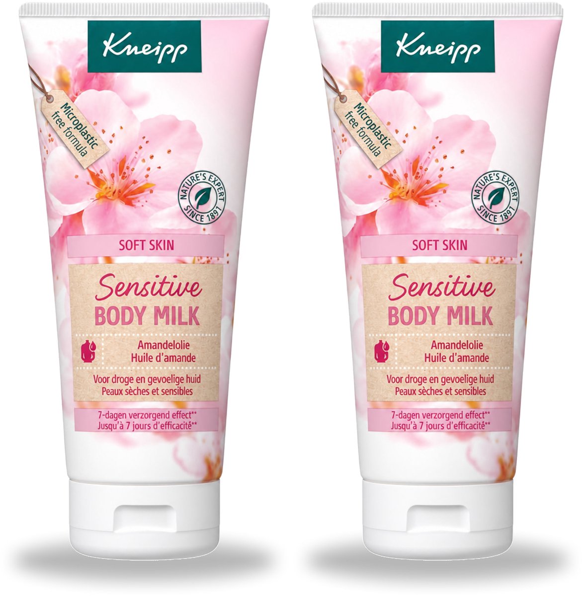 2 x Kneipp - Body lotion - Soft Skin - Amandelbloesem - 200 ml - Voordeelverpakking - 2 stuks
