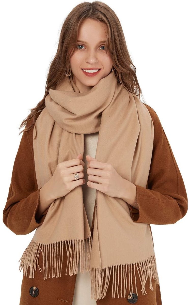 Elzusha - Zachte Pashmina Sjaal voor Dames, 40+ Kleuren Beschikbaar