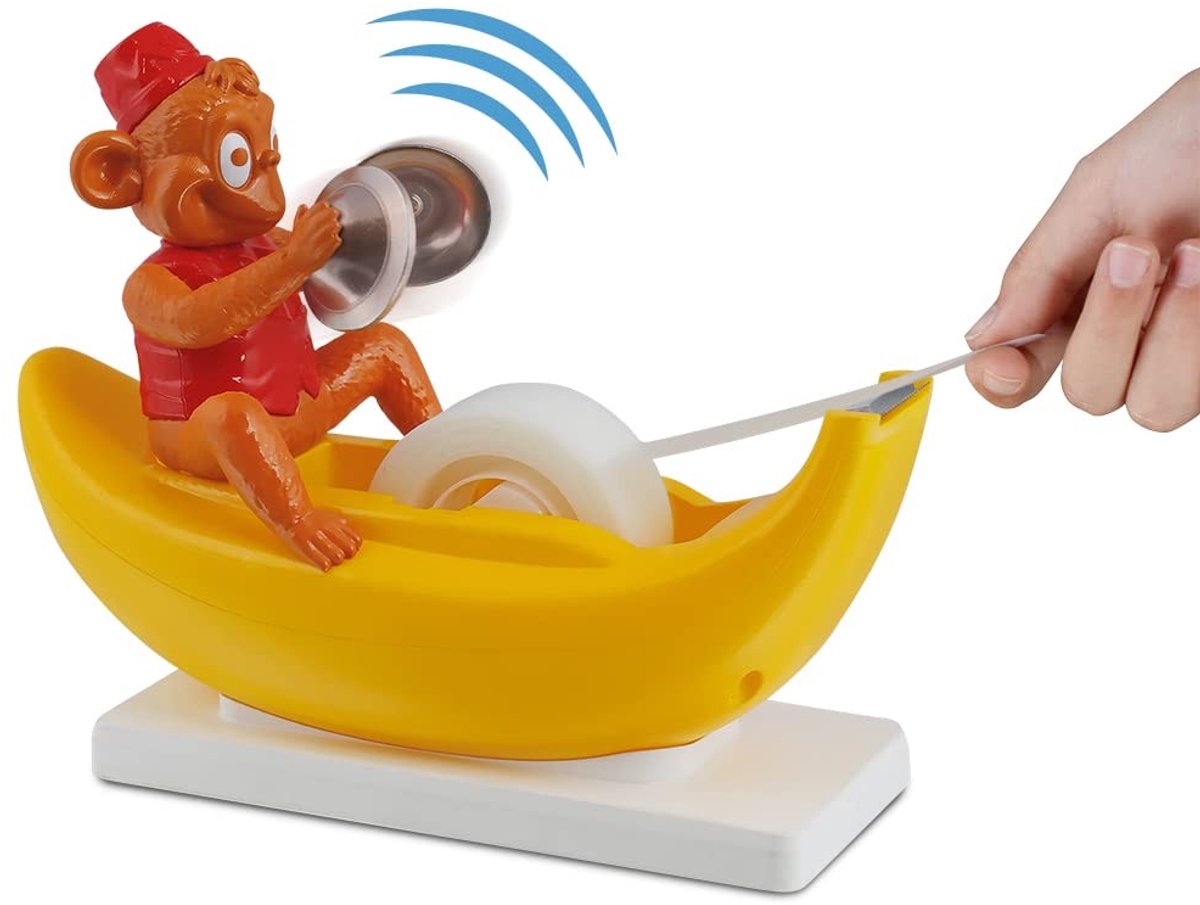 Elzusha - Aap Tape Dispenser met Klapbeweging - Schattige Bureau Decoratie