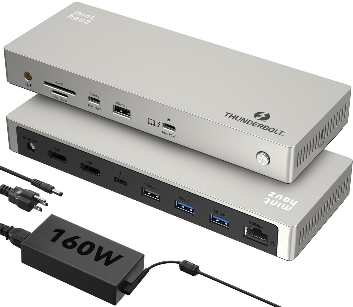 Elzusha - Docking Station - 12 poorten met Thunderbolt 4