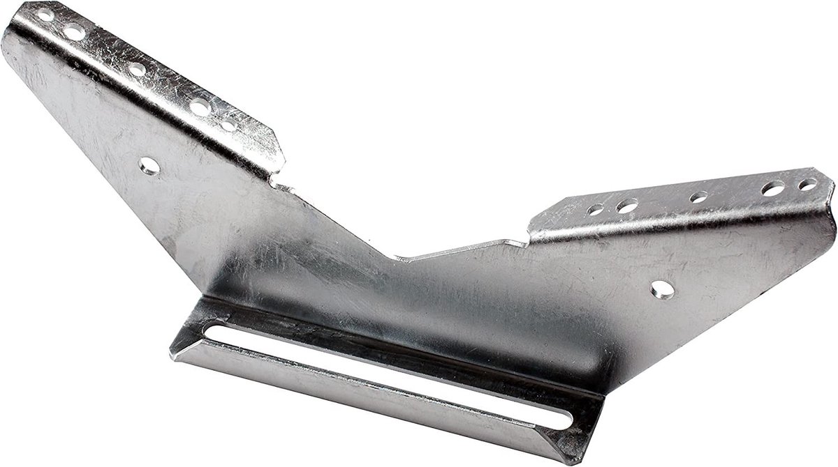 Elzusha - Pontoon Wing Bracket - V-vleugel Beugel, Zilver