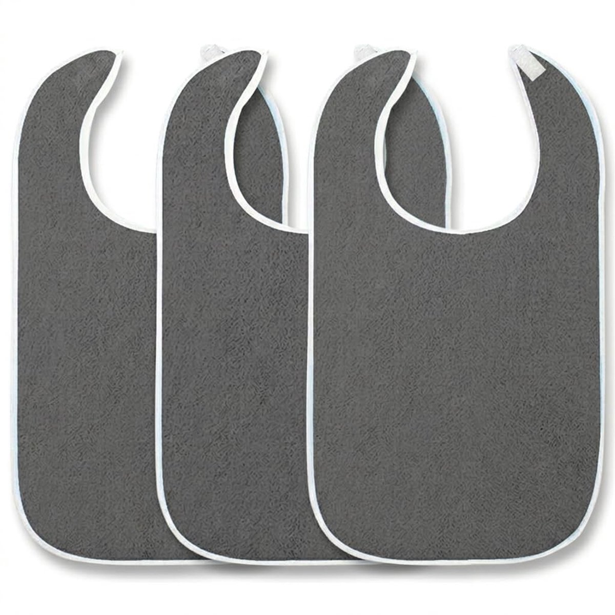 Elzusha - Slabbetjes voor volwassenen - 3 stuks, waterdicht en wasbaar