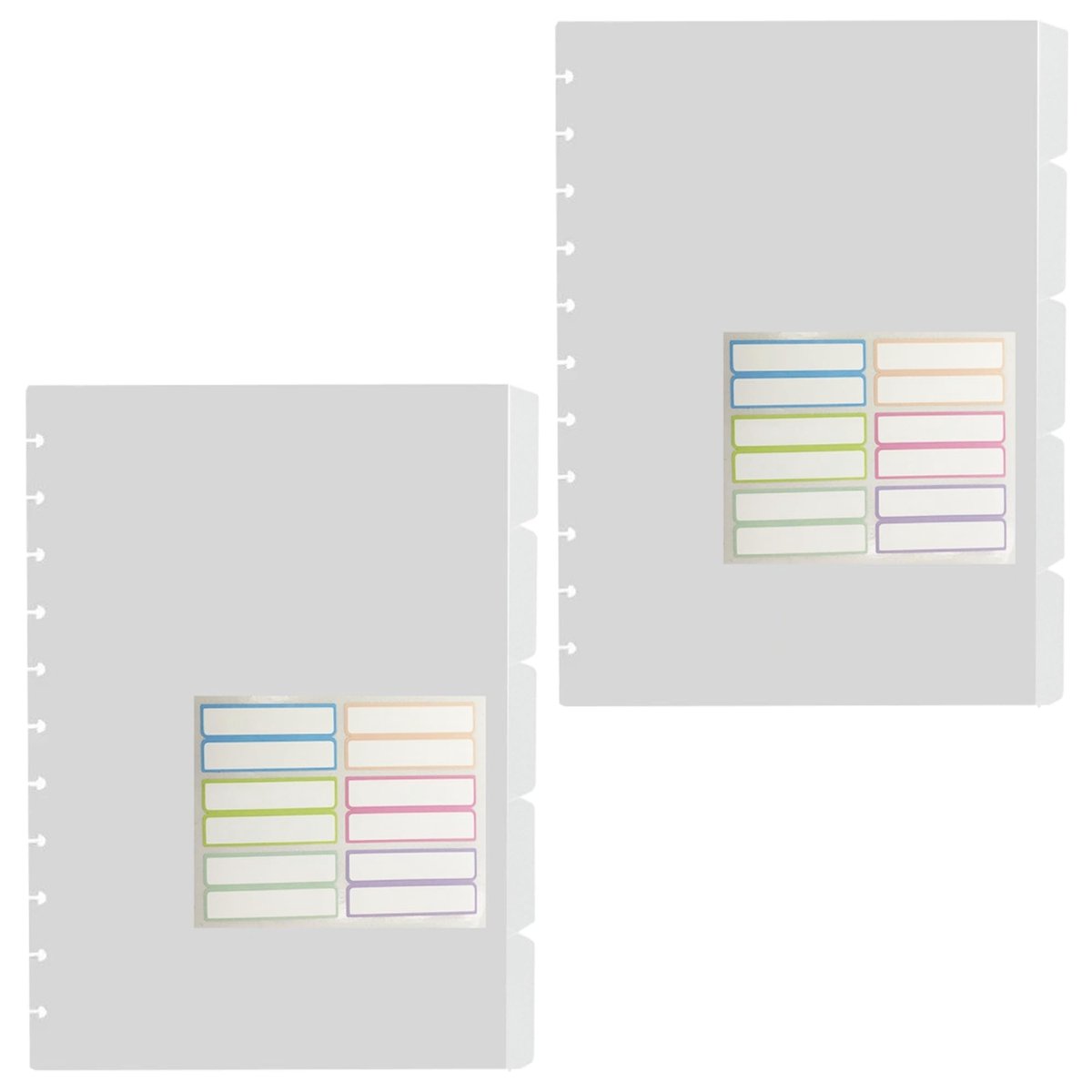 Elzusha - A4 Notitieboek Planner met Disc Bound Tabs
