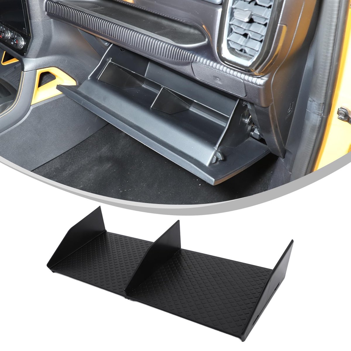 Elzusha - Glove Box Divider voor Ford Ranger 2023-2025 - Organiser voor Handschoenenvak